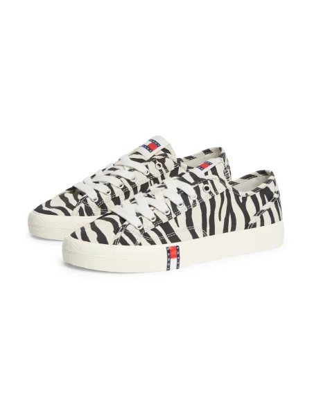 Sneakerși Tommy Jeans negru
