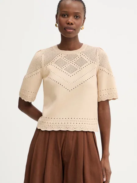 Twinset pulover de femei din bej