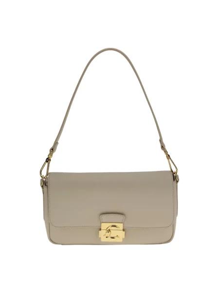 Torebka Coccinelle skórzana beżowa