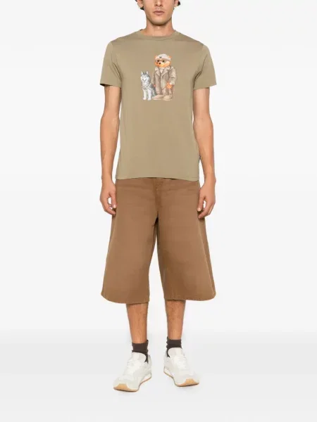 Tricou Baron Filou cu imagine verde