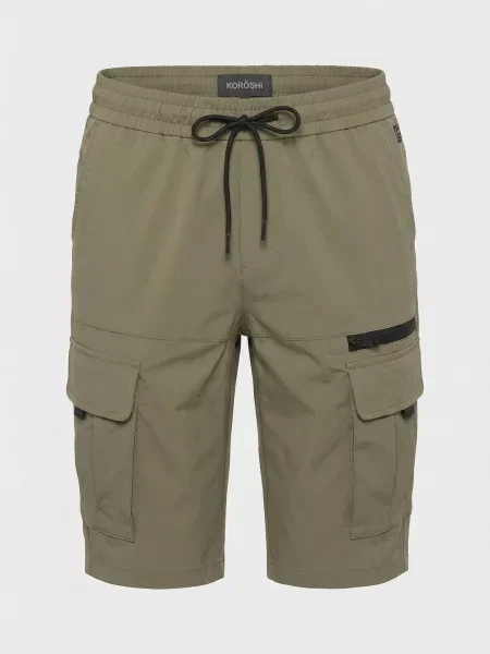 KOROSHI Pantaloni cu kaki