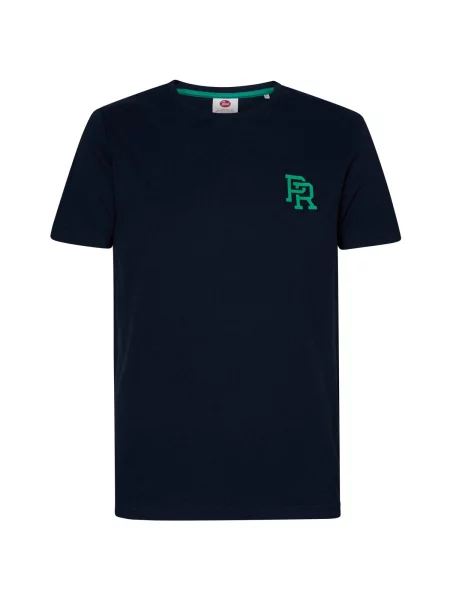 Petrol Industries Tricou bleumarin verde
