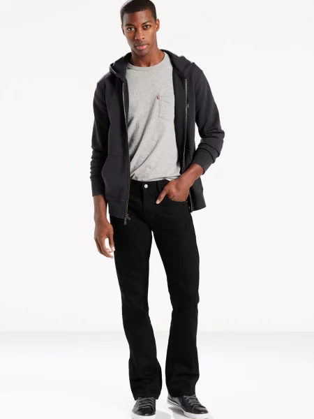 LEVI'S ® Jeans Slim Bootcut denim negru