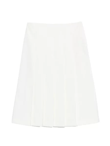 Fusta plisata A.p.c. alb