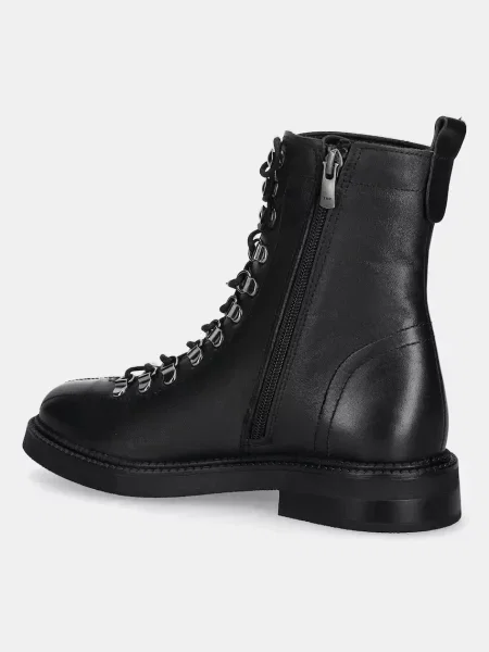 Answear.LAB bocanci de piele cu plat negru