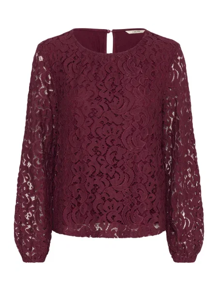 Cream Bluză CRThit bordeaux roșu