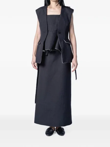 Fusta maxi Muller Of Yoshiokubo negru