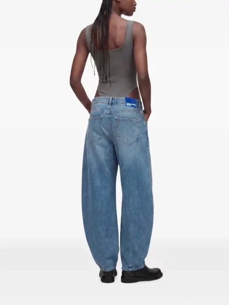 Blugi Karl Lagerfeld Jeans albastru