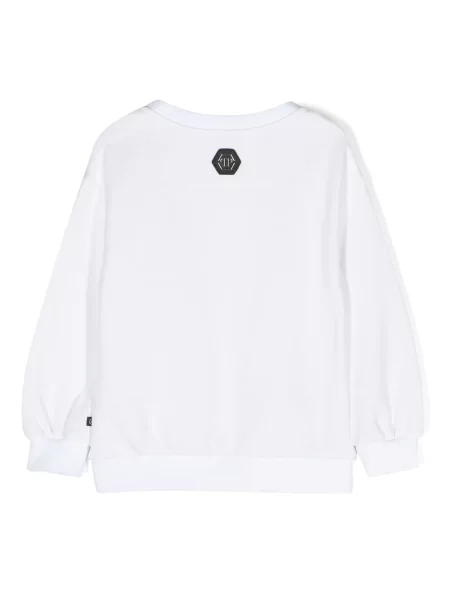 Bluza dziecięca Philipp Plein biała