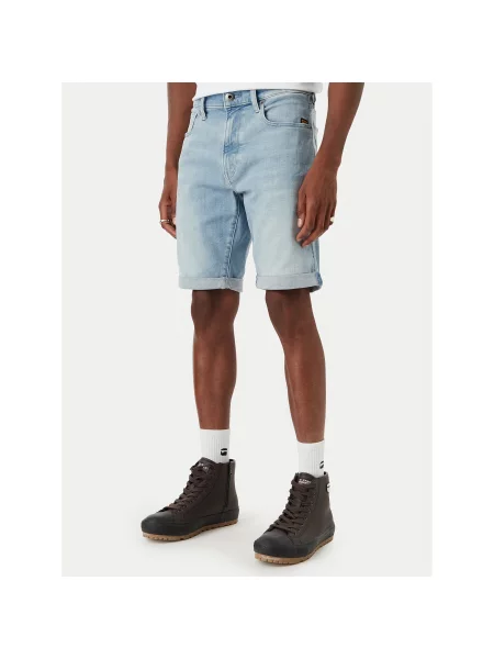 G-Star Raw Farmer rövidnadrág Slim Fit világoskék