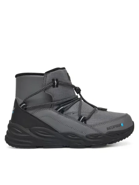 Skechers Škornji za sneg Turbo Tread CCBK siva