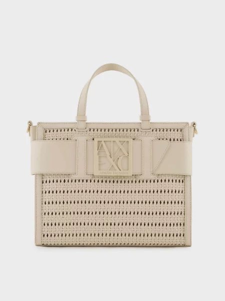 Armani Exchange Сумка Поліестер/поліуретан бежевий
