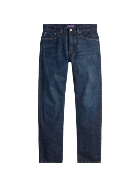 Blugi drepți Ralph Lauren Purple Label albastru
