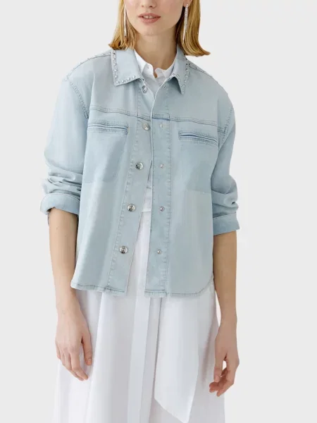 Куртка Oui блакитна