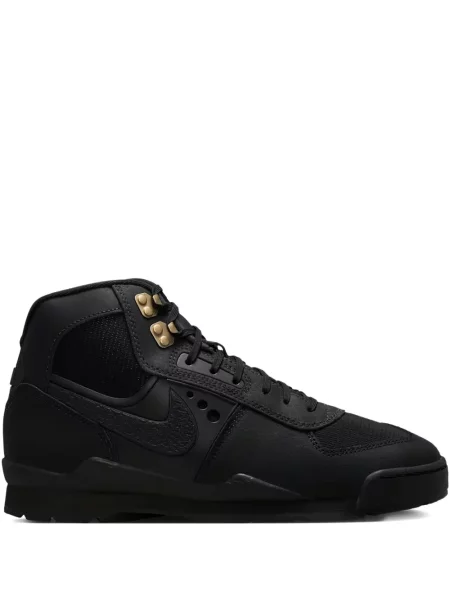 Șlapi Nike cu șireturi din dantelă cu imagine maro