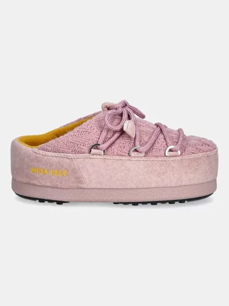 Зимові чоботи Moon Boot MB X GIR EVX MULE KNIT рожевий