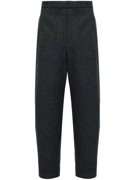 Pantaloni Jil Sander din fetru gri