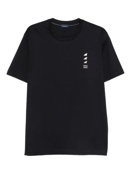 Tricou Paul & Shark cu imagine albastru