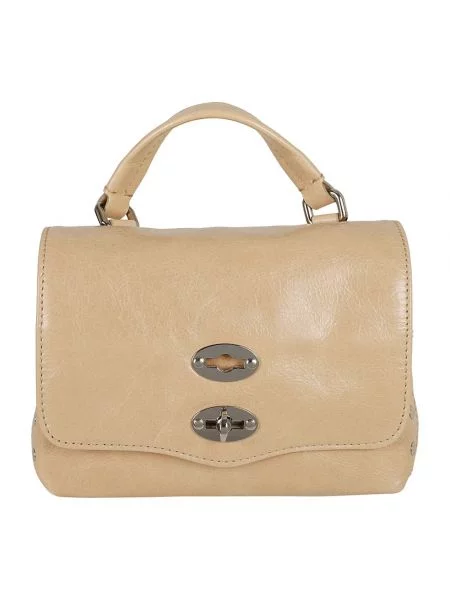 Torebka skórzana Zanellato beżowa