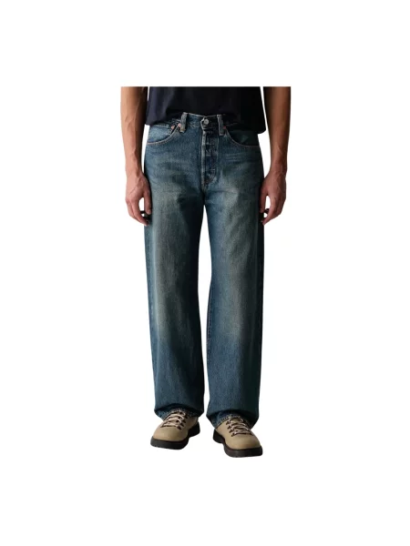 Szerokie jeansy Levi's 501 niebieskie