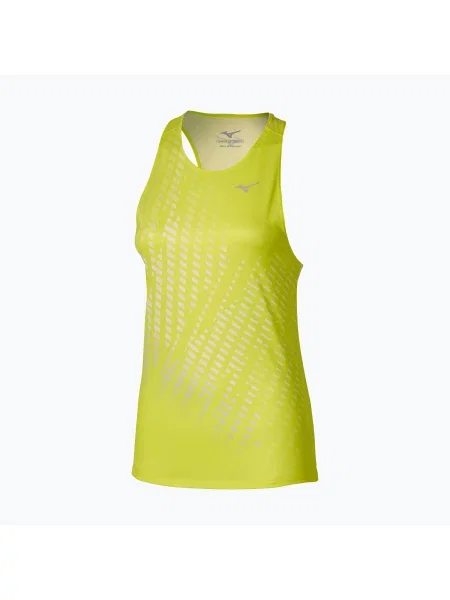 Tricou de alergare pentru femei Mizuno Core Graphic Tank Top lightning yellow galben