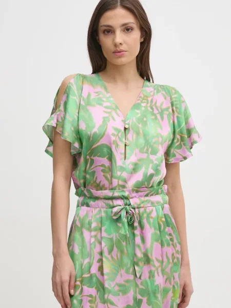 Блуза La Petite Française BENEDICTE с десен BENEDICTE зелено