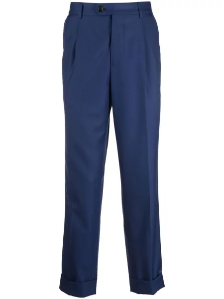 Decupat pantaloni Brunello Cucinelli albastru