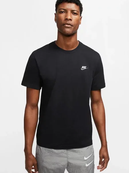 Nike Sportswear basic tričko Club černé