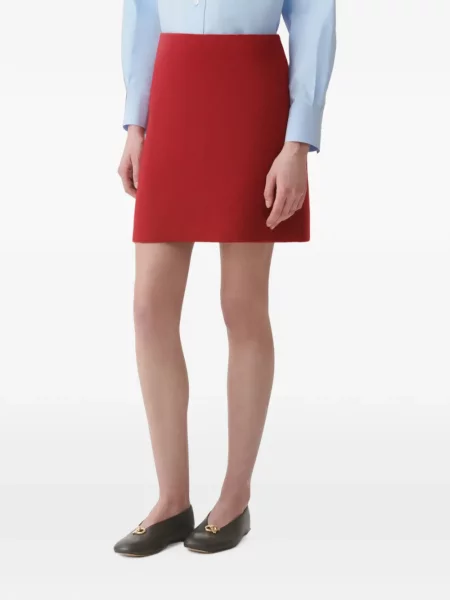 Fusta mini Fabiana Filippi tricotate roșu