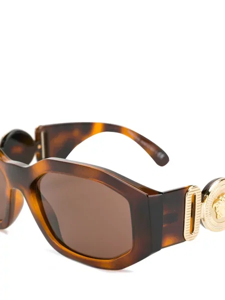 Sluneční brýle Versace Eyewear hnědé