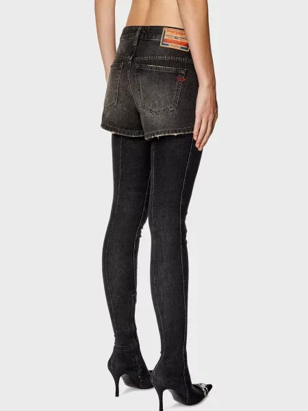 Джинсовые шорты Diesel серые