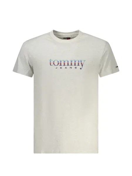 Tricou Tommy Hilfiger cu imagine gri