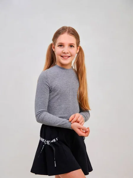 Дитячий Лонгслів SMIL сірий