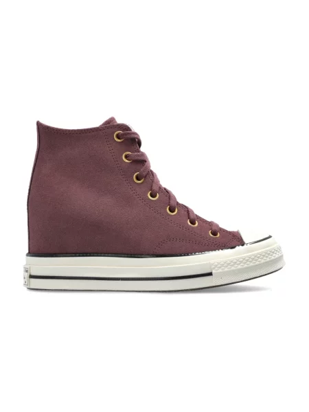 Sneakersy Converse Chuck 70 na koturnie fioletowe