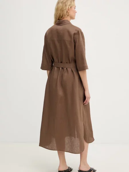 MM by Max Mara літня сукня лляна TABELLA