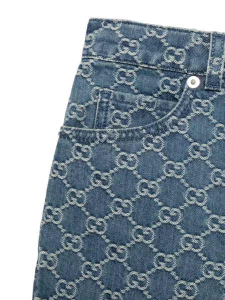 Spodnie dziecięce Gucci niebieskie