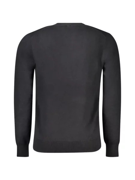 Lung pulover North Sails cu decolteu rotund negru