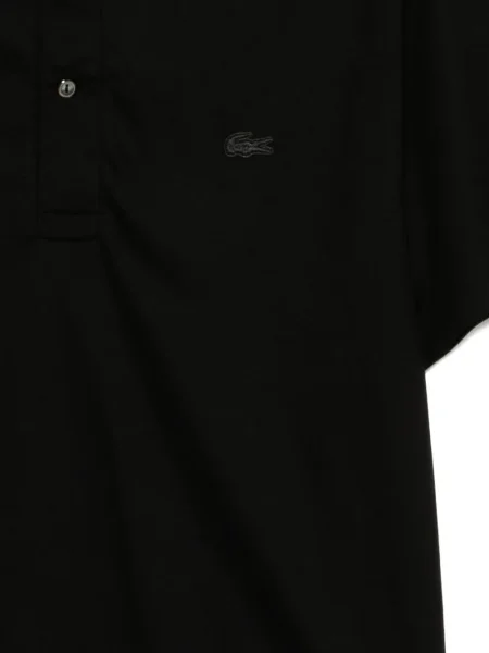 Polo Lacoste cu broderie negru