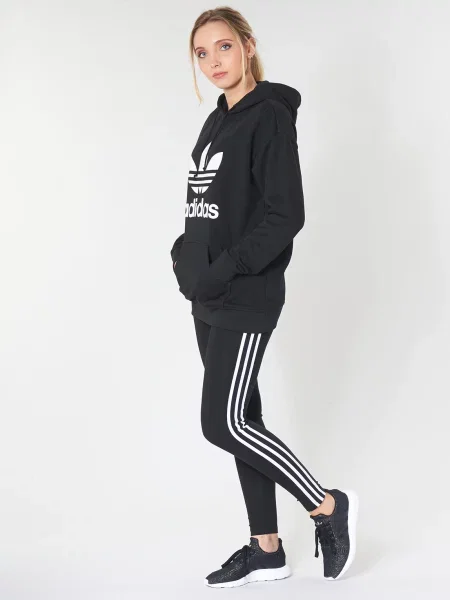 Majica s kapuljačom Adidas crna