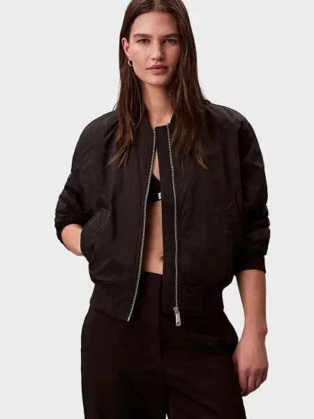 Джинсова куртка Calvin Klein Jeans чорна