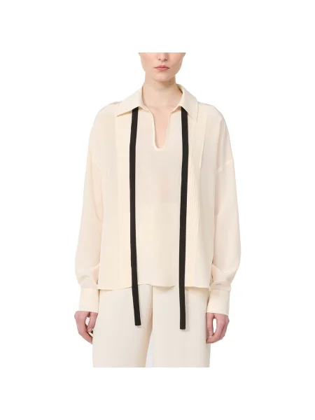 Bluză Maxmara Studio alb