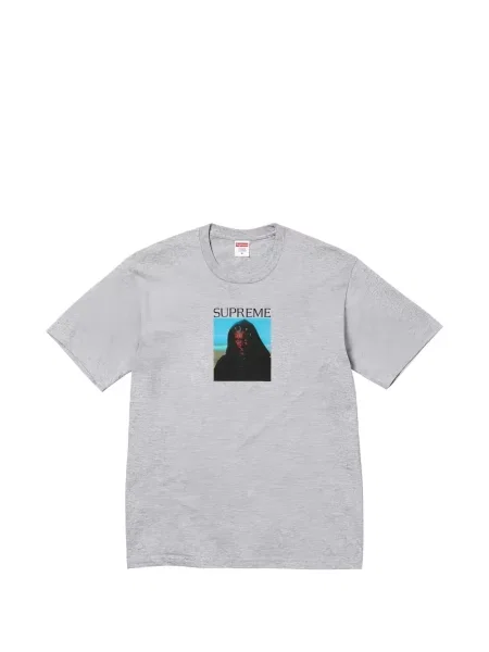 Tricou Supreme cu imagine gri