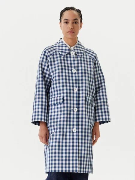 United Colors Of Benetton Płaszcz przejściowy niebieski