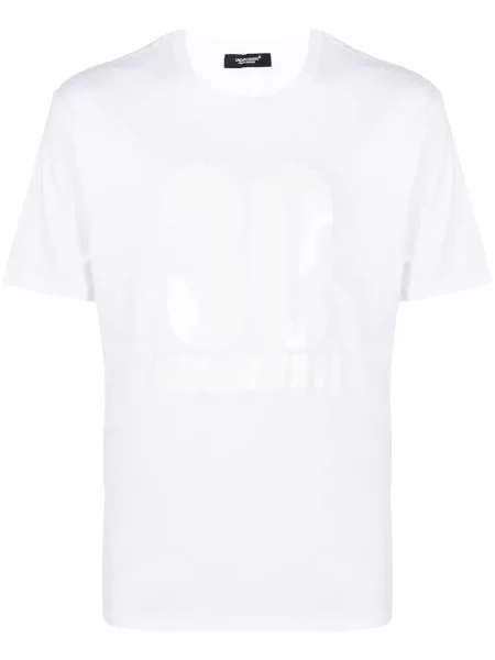 Tricou Undercover cu imagine alb