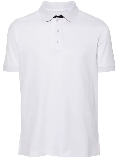 Polo Fay cu broderie alb