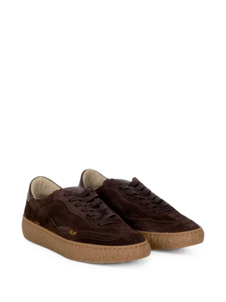 Sneakerși Stokton din piele de căprioară maro