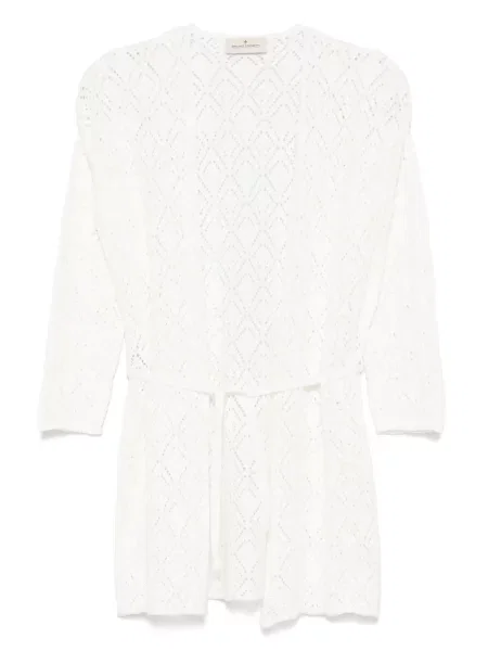 Cardigan Bruno Manetti alb