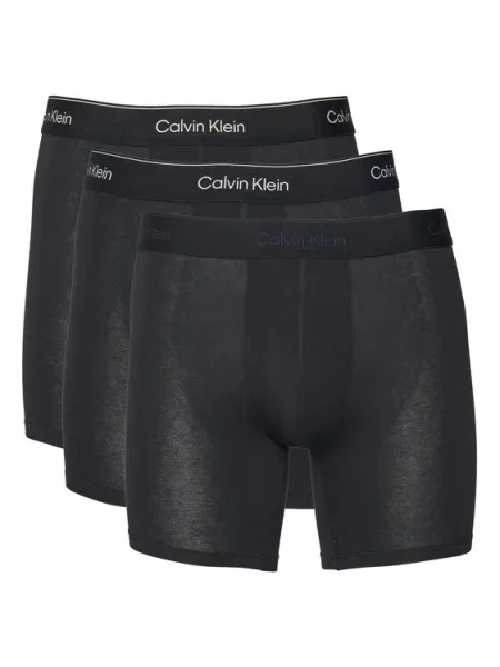Calvin Klein Underwear Boxeri bej / bleumarin alb negru