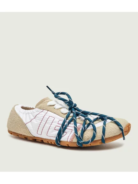 Balmain Sneakers Racer | piele întoarsă