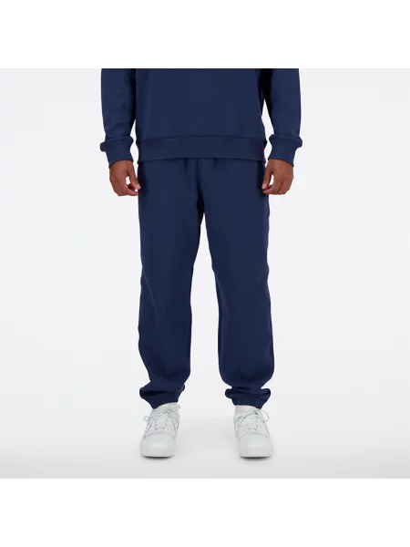 Froté kalhoty jogger New Balance tmavě modré